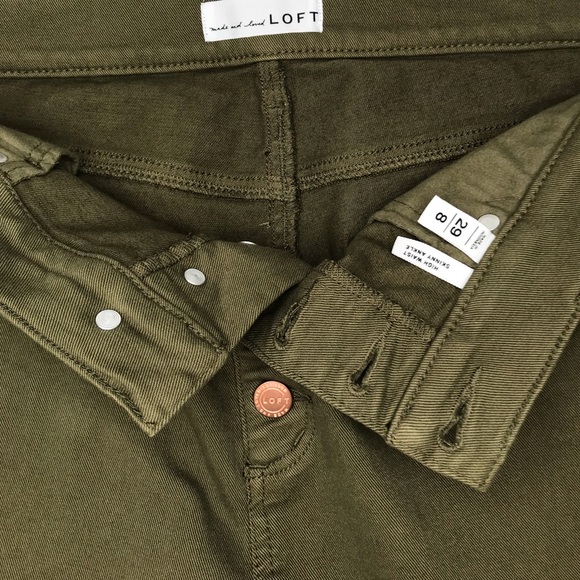 LOFT High-Rise Button Fly Skinny Women’s Jeans - 29 - Picture 12 of 17